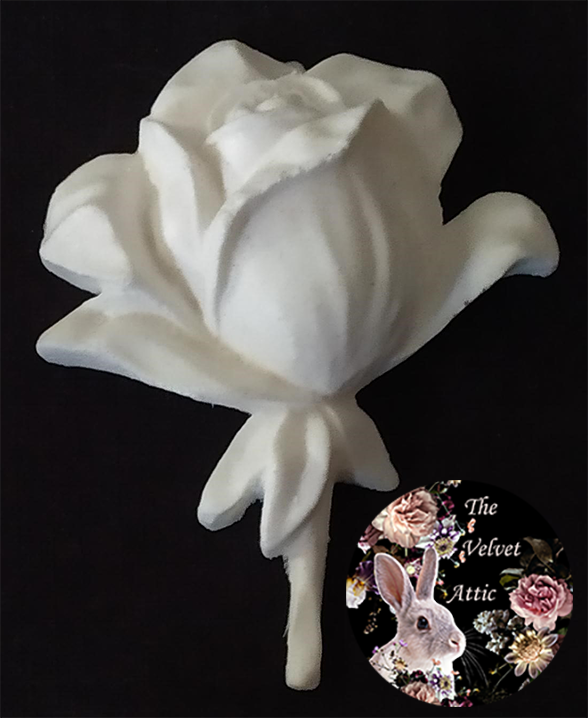 E-FLW-0017 Short Stem Rose Medium Left